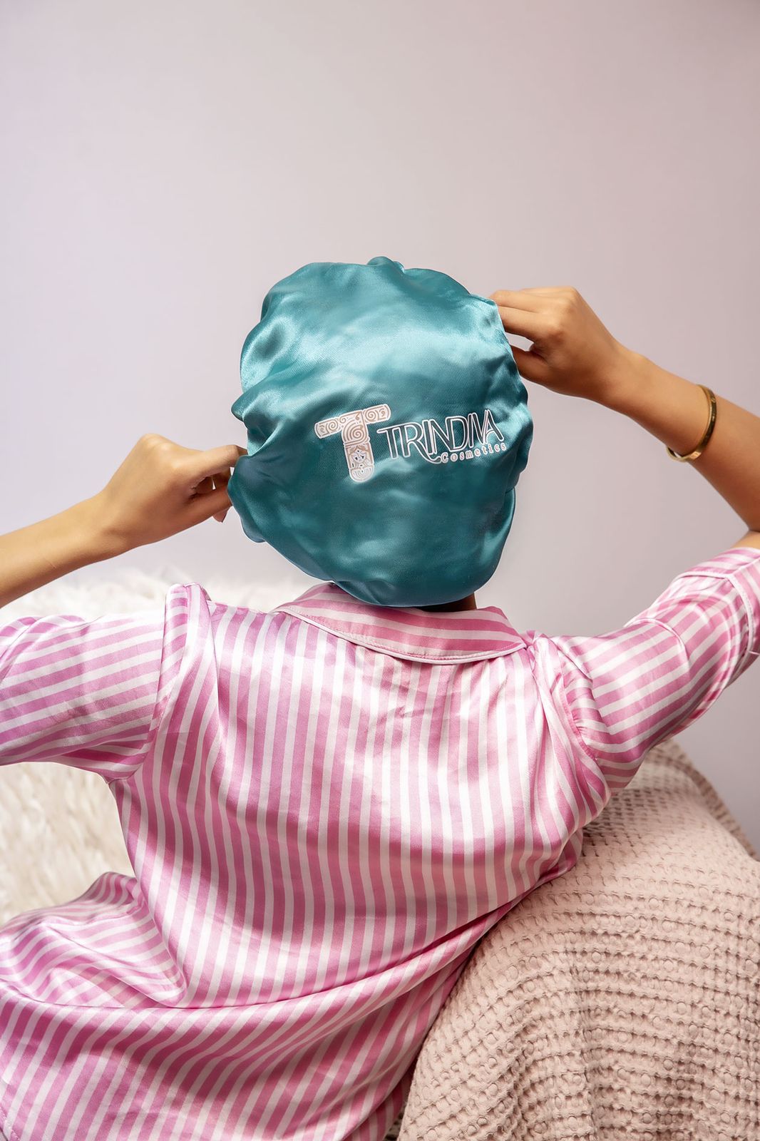 Trindiva Satin Hair Bonnet Accessory