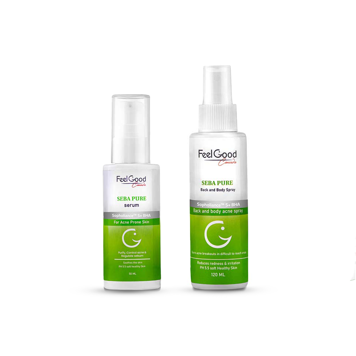 FeelGood SebaPure Intensive Care Set – Powerful Acne Treatment Bundle