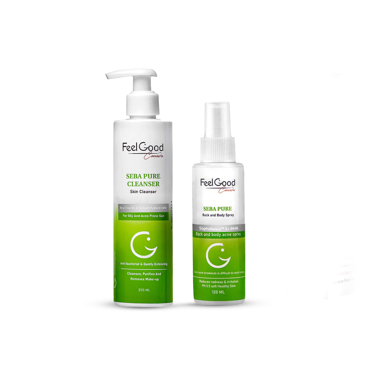 FeelGood SebaPure Set – for Face & Body Acne Bundle